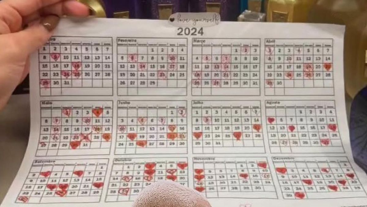 Soția fotbalistului a postat calendarul cu toate zilele în care a făcut sex cu el în 2024: „Obiectivul e să multiplic iubirea”