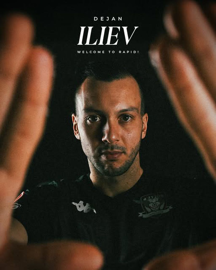 Dejan Iliev, prezentat oficial » „Sunt pregătit să dau totul pentru Rapid”