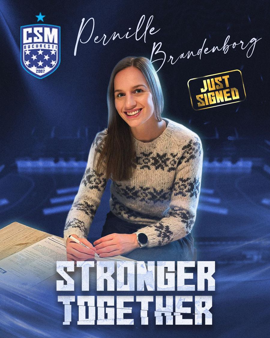 Pernille Brandenborg a semnat cu CSM București: „Unul dintre cei mai buni pivoți de la Mondial”