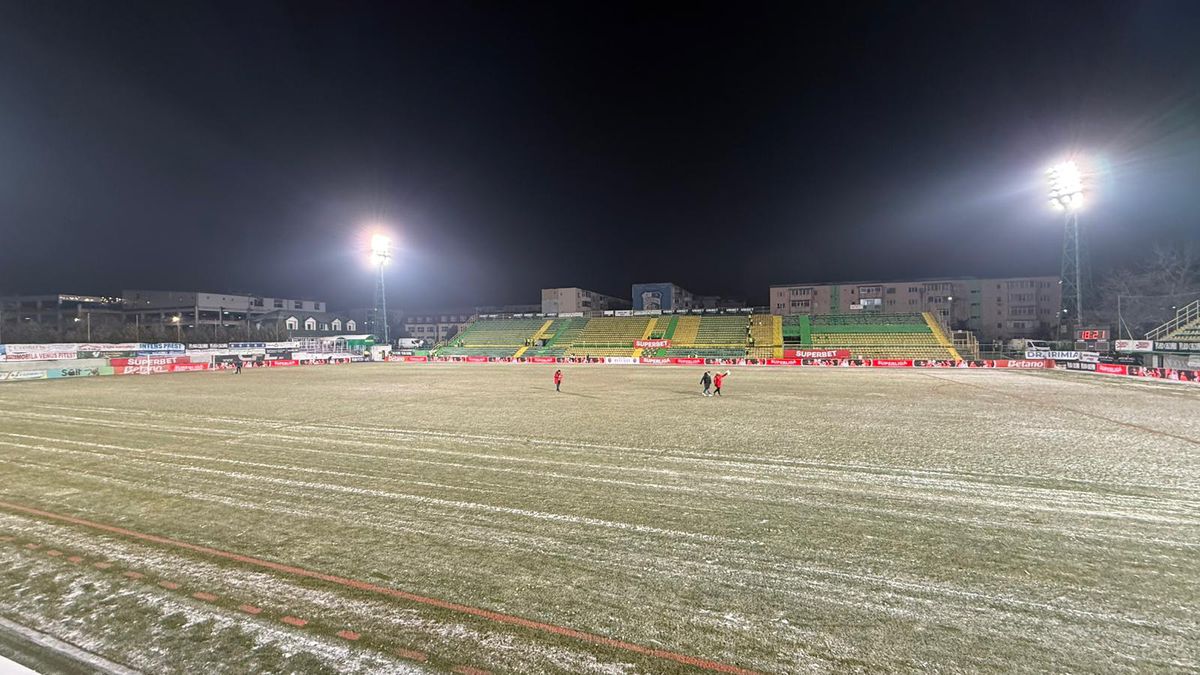 Cum se prezintă gazonul înainte de FC Argeș - FCSB