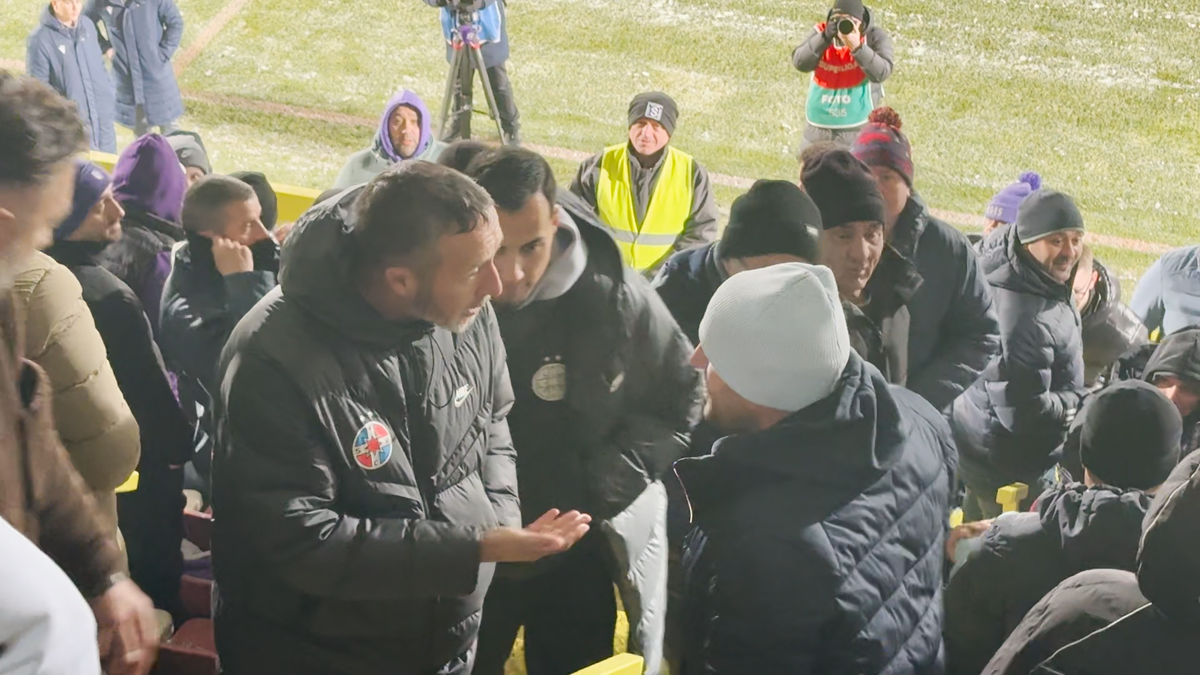 Mihai Stoica, în conflict cu spectatorii la Argeș - FCSB