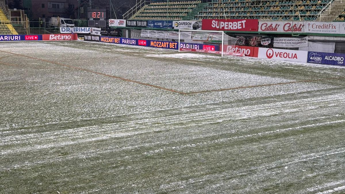 Cum se prezintă gazonul înainte de FC Argeș - FCSB