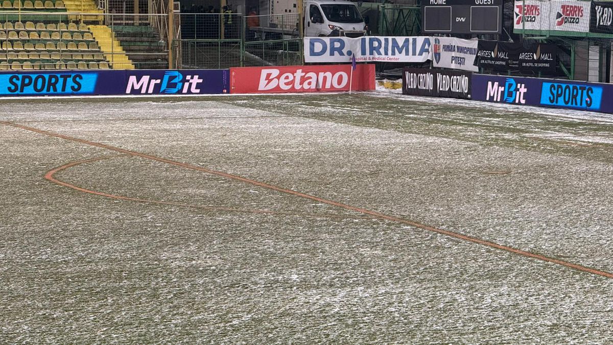 Cum se prezintă gazonul înainte de FC Argeș - FCSB