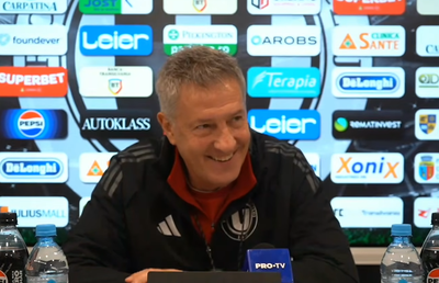 Cristiano Bergodi, despre transferuri și absenți înainte de meciul cu Dinamo: „Nu vreau să dau cu trafaletul”