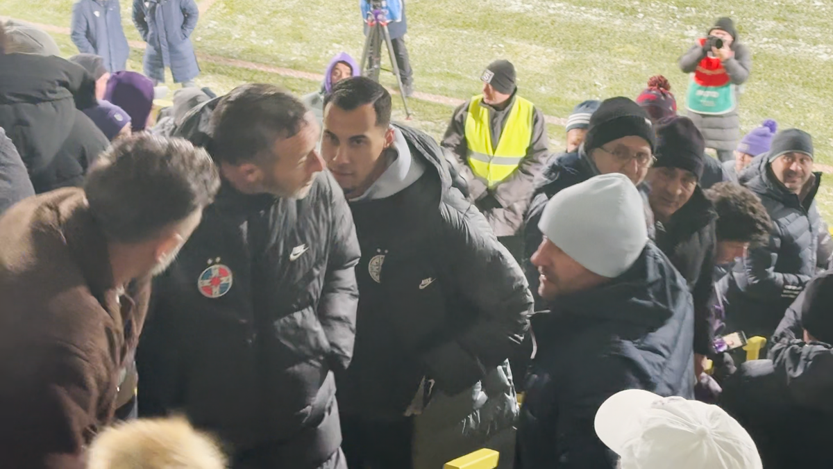 Mihai Stoica, în conflict cu spectatorii la Argeș - FCSB