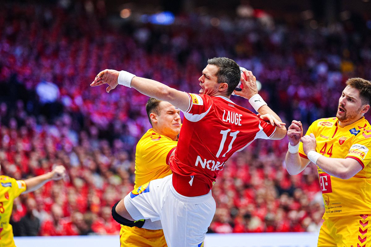 Cum s-a terminat Danemarca - Macedonia de Nord, în grupa României la EURO de handbal masculin