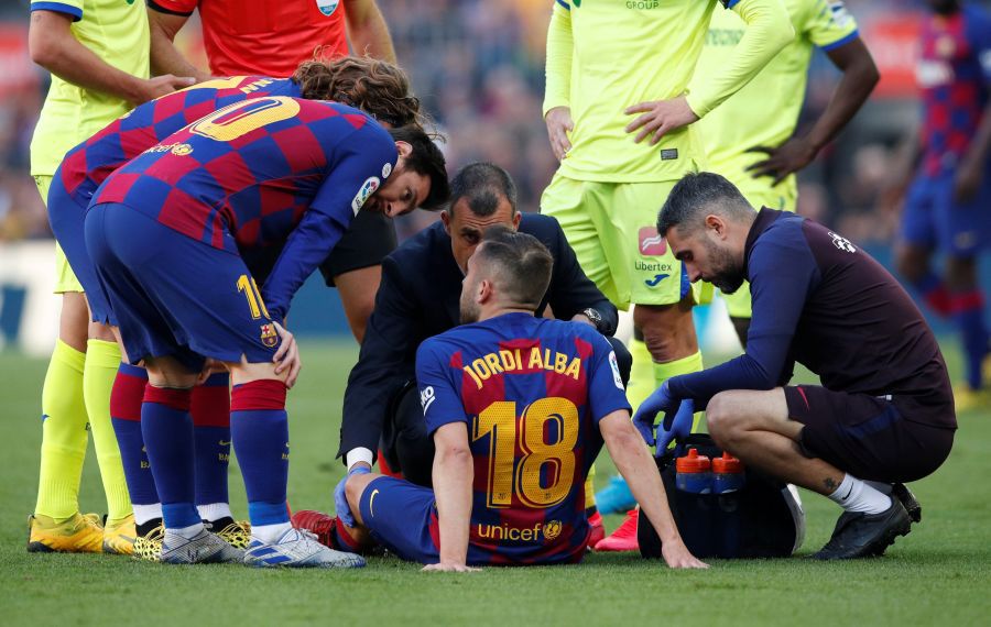 Coșmarul Barcelonei e fără sfârșit! S-a accidentat și Jordi Alba » Ratează El Clasico!