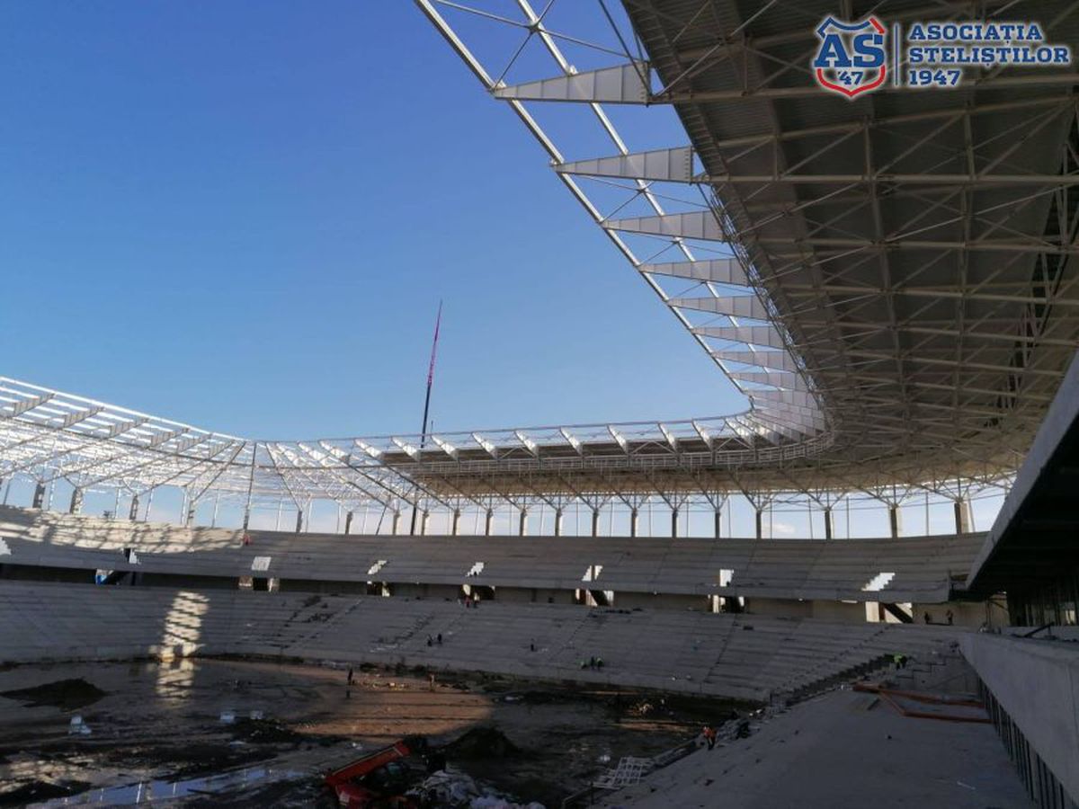 Stadionul Ghencea, aproape de finalizare » Fanii steliști vor fi încântați de imagini