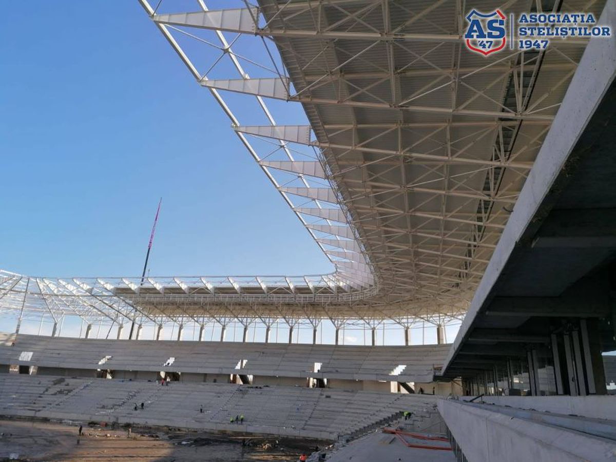 Stadionul Ghencea, aproape de finalizare » Fanii steliști vor fi încântați de imagini