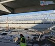STEAUA // VIDEO + FOTO Lucrările înaintează rapid la arena din Ghencea! Se pregătește montarea gazonului