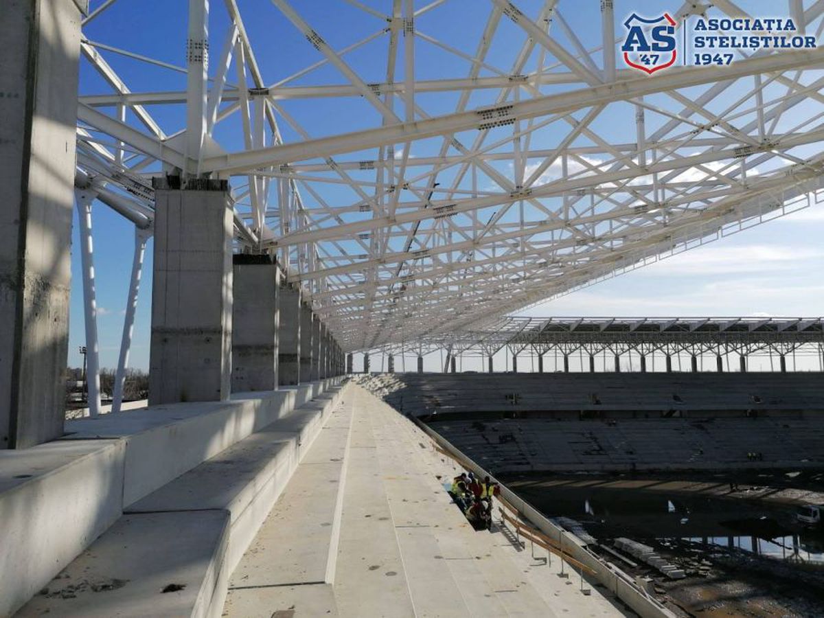 Stadionul Ghencea, aproape de finalizare » Fanii steliști vor fi încântați de imagini