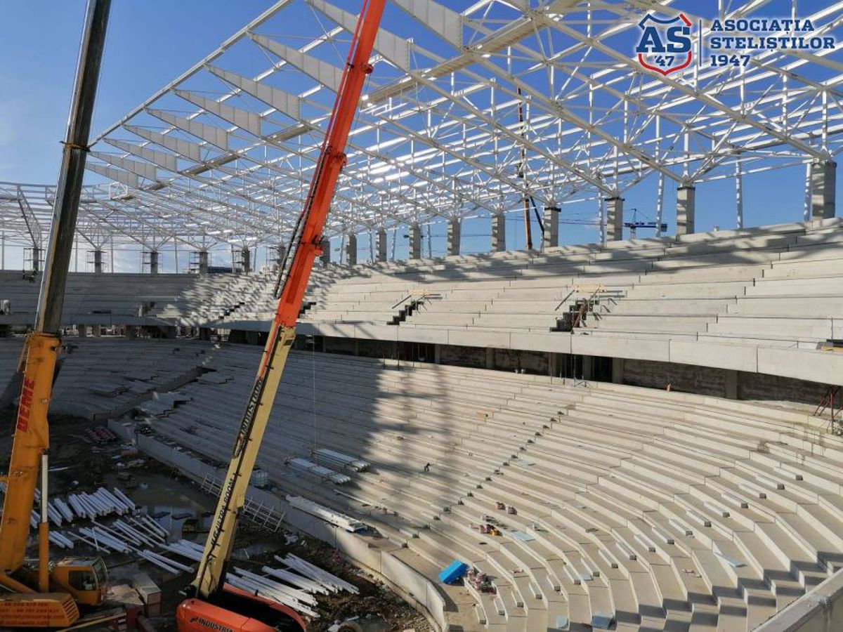 Stadionul Ghencea, aproape de finalizare » Fanii steliști vor fi încântați de imagini