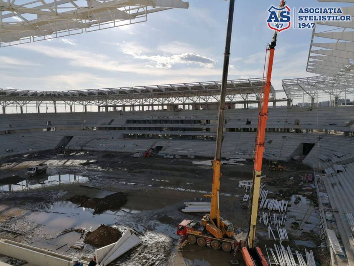 Stadionul Ghencea, aproape de finalizare » Fanii steliști vor fi încântați de imagini