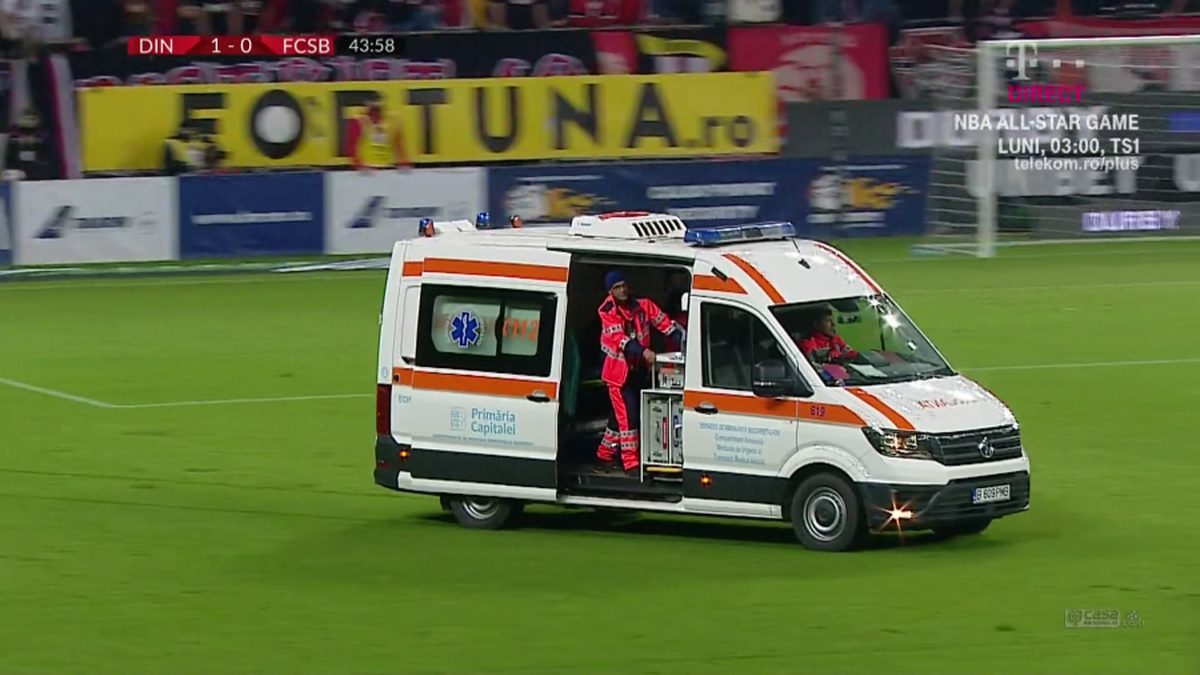 DINAMO - FCSB 2-1 // GALERIE FOTO Moment ȘOCANT pe Arena Națională: Perovic a căzut inert pe gazon! UPDATE: Starea jucătorului este stabilă