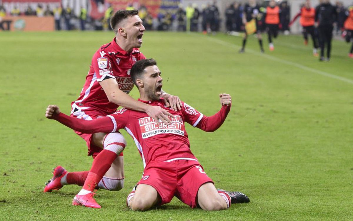 DINAMO - FCSB 2-1 // FOTO Andrei Sin, ce capodoperă de gol! » Elogiile primite de dinamovist la pauză
