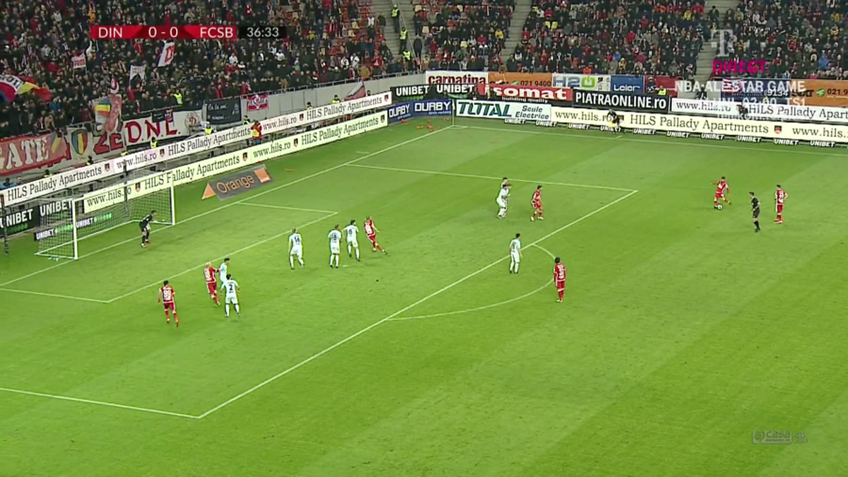 DINAMO - FCSB 2-1 // FOTO Andrei Sin, ce capodoperă de gol! » Elogiile primite de dinamovist la pauză
