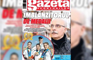 Nu rata, miercuri, o ediție specială a Gazetei Sporturilor! » Octavian Bellu la 70 de ani: „Tot ce am și tot ce n-am datorez gimnasticii”