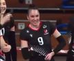 Voleibalista Iulia Gerasymova (32 de ani) a devenit vedetă pe Tik-Tok, în urma unor mișcări inedite de dans făcute chiar în timpul unui meci de Liga Campionilor.