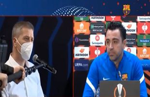 „Unde erai în noaptea aia?” » Ziaristul care a încercat să-l „faulteze” pe Xavi în conferință s-a făcut de râs: „La naiba!”