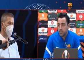 „Unde erai în noaptea aia?” » Ziaristul care a încercat să-l „faulteze” pe Xavi în conferință s-a făcut de râs: „La naiba!”