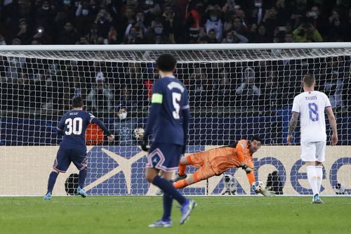 Courtois a parat penalty-ul executat slab de Messi / Sursă foto: Imago Images
