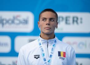 David Popovici, desemnat cel mai bun înotător european al anului 2022