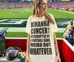 O actriță celebră de la Hollywood a rămas doar în bustieră la Super Bowl! Cine a făcut-o să-și dea jos tricoul