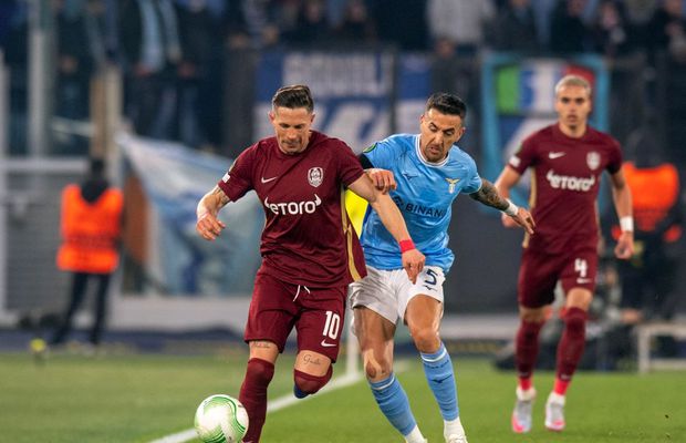 Cine transmite la TV duelul CFR Cluj - Lazio din Conference League