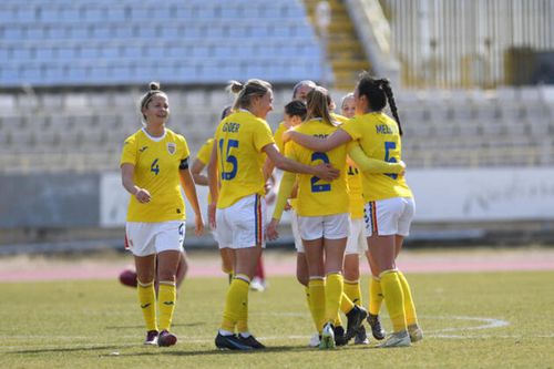 Naționala de fotbal feminin a României a câștigat cu Ungaria, scor 2-1, într-un meci amical disputat în Cipru/ foto FRF.ro