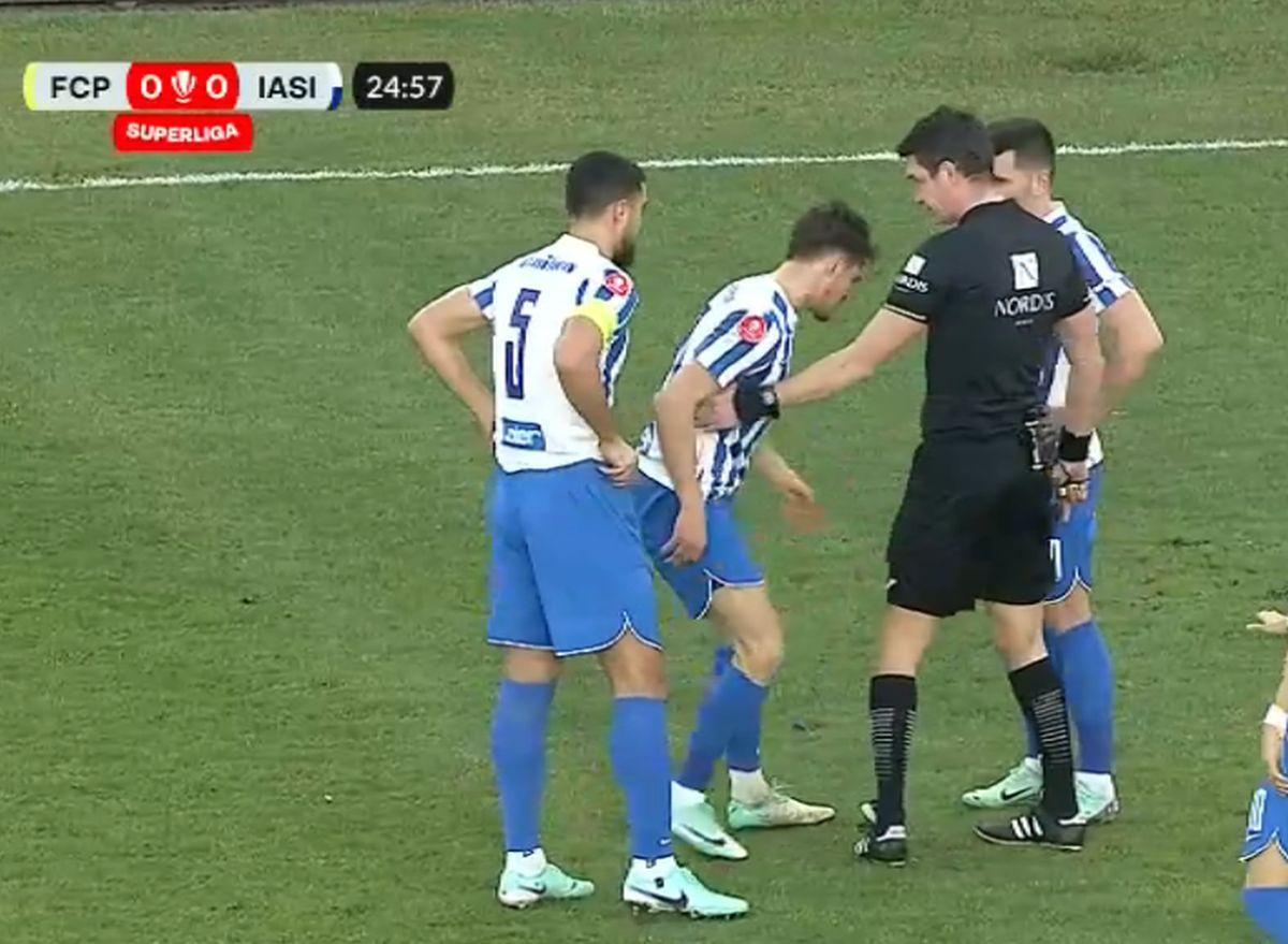 Papp a comis un fault violent, dar s-a ales doar cu „galben” » Victima s-a încăpățânat să continue, apoi a deschis scorul!