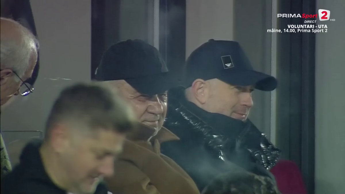 FOTO Edi Iordănescu după golul lui Albion Rrahmani în Rapid - Hermannstadt