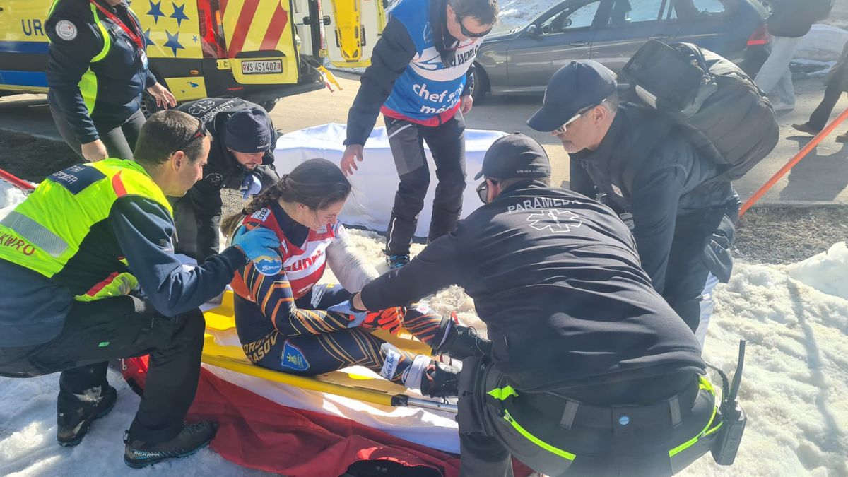 Schioarea Ania Monica Caill a ajuns la spital plină de sânge după ultimul antrenament » Prima reacție a sportivei