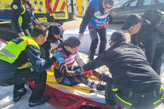Ania Monica Caill s-a accidentat în timpul unui antrenament, foto: facebook Ania Monica Caill