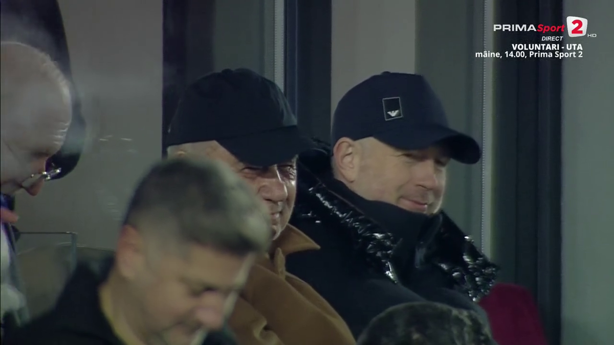 FOTO Edi Iordănescu după golul lui Albion Rrahmani în Rapid - Hermannstadt