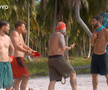 Moroșanu și Zmărăndescu, aproape de bătaie cu Iancu Sterp la Survivor All Stars! Foto: captură Voyo