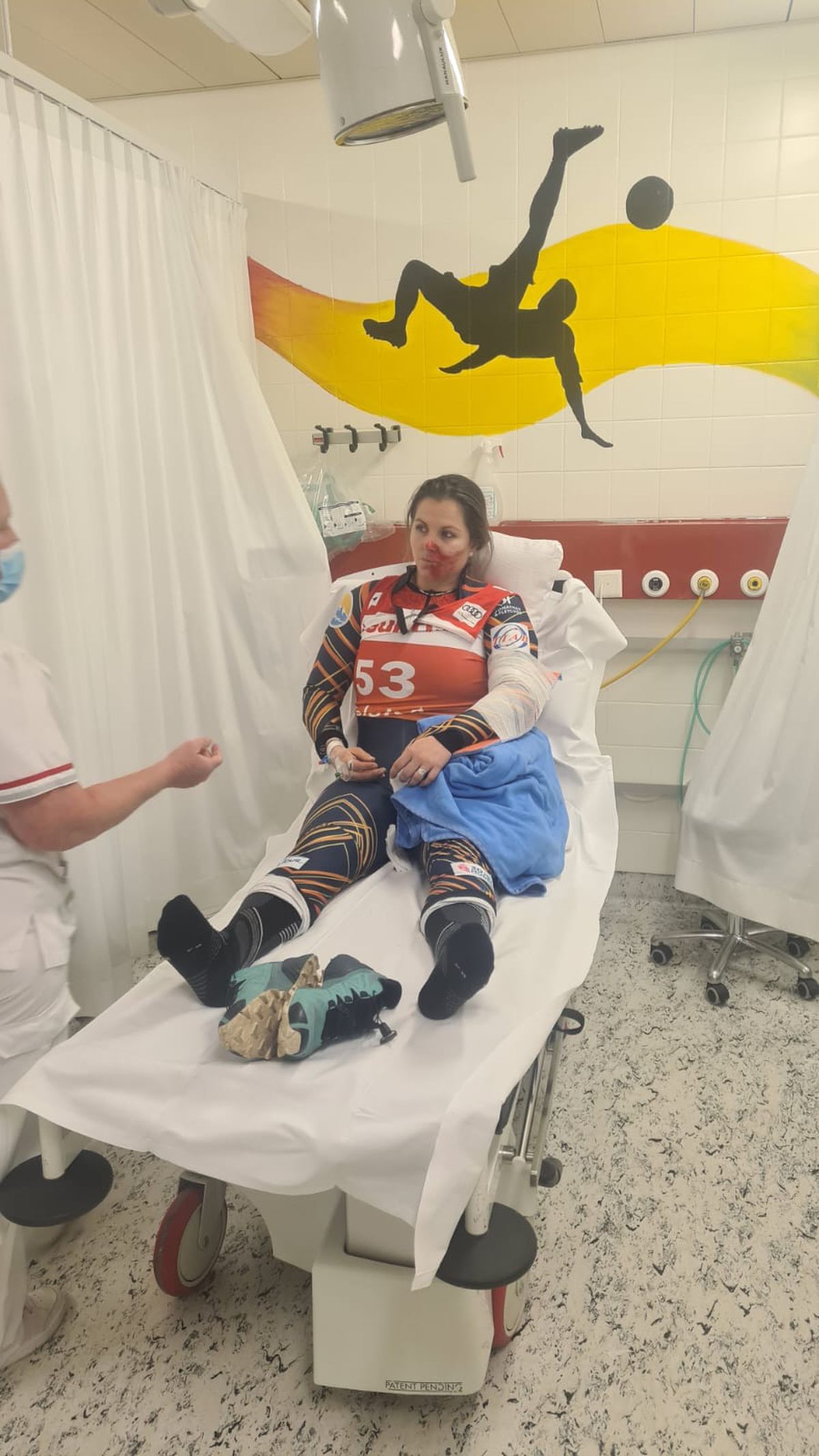 Schioarea Ania Monica Caill a ajuns la spital plină de sânge după ultimul antrenament » Prima reacție a sportivei