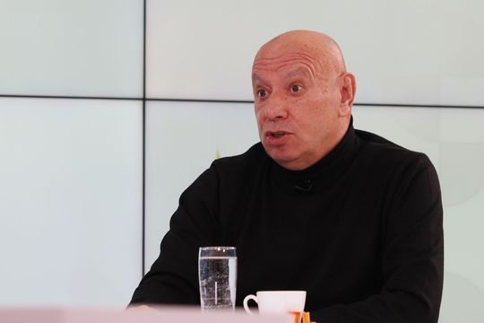 Aurel Țicleanu, prezent în studioul Gazetei Sporturilor / foto: Ionuț Iordache (GSP)