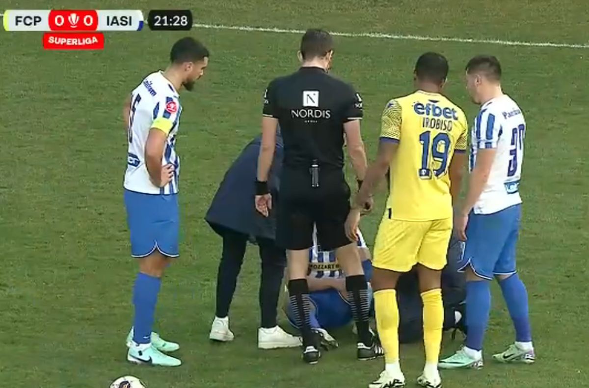Papp a comis un fault violent, dar s-a ales doar cu „galben” » Victima s-a încăpățânat să continue, apoi a deschis scorul!