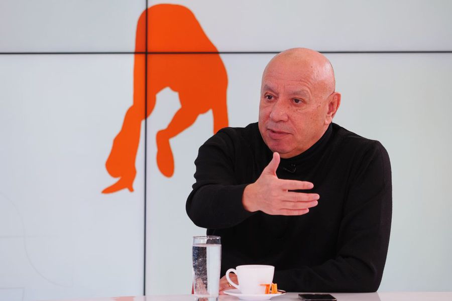 Aurel Țicleanu, în studioul Gazetei Sporturilor / foto: Ionuț Iordache (GSP) A tras concluzia, după două etape: „Ne făceam griji că a plecat Mitriță. Uite ce se întâmplă fără el!”
