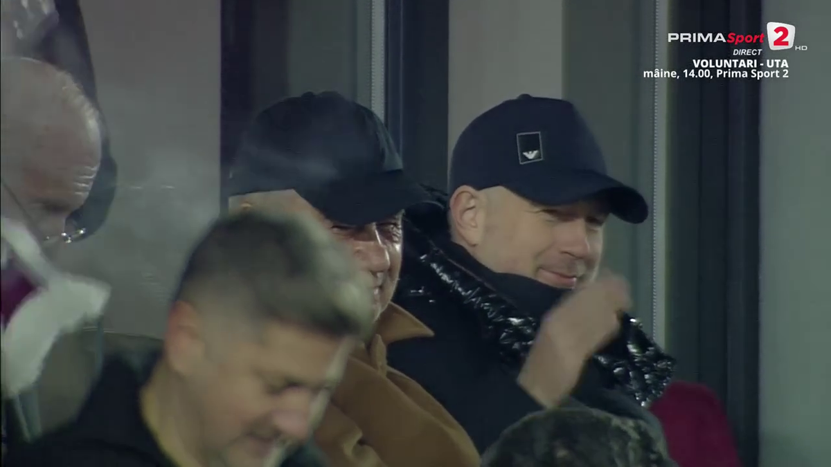 FOTO Edi Iordănescu după golul lui Albion Rrahmani în Rapid - Hermannstadt