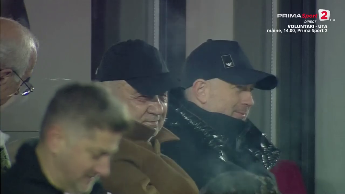 FOTO Edi Iordănescu după golul lui Albion Rrahmani în Rapid - Hermannstadt