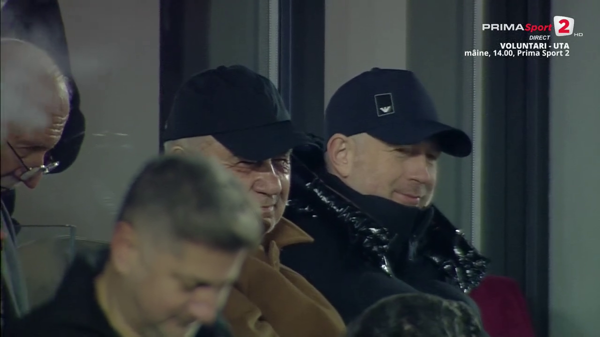 FOTO Edi Iordănescu după golul lui Albion Rrahmani în Rapid - Hermannstadt