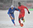 Gele în Gloria Buzău - FCSB, disputat pe ninsoare, foto: Cristi Preda / GSP // 16.02.2025