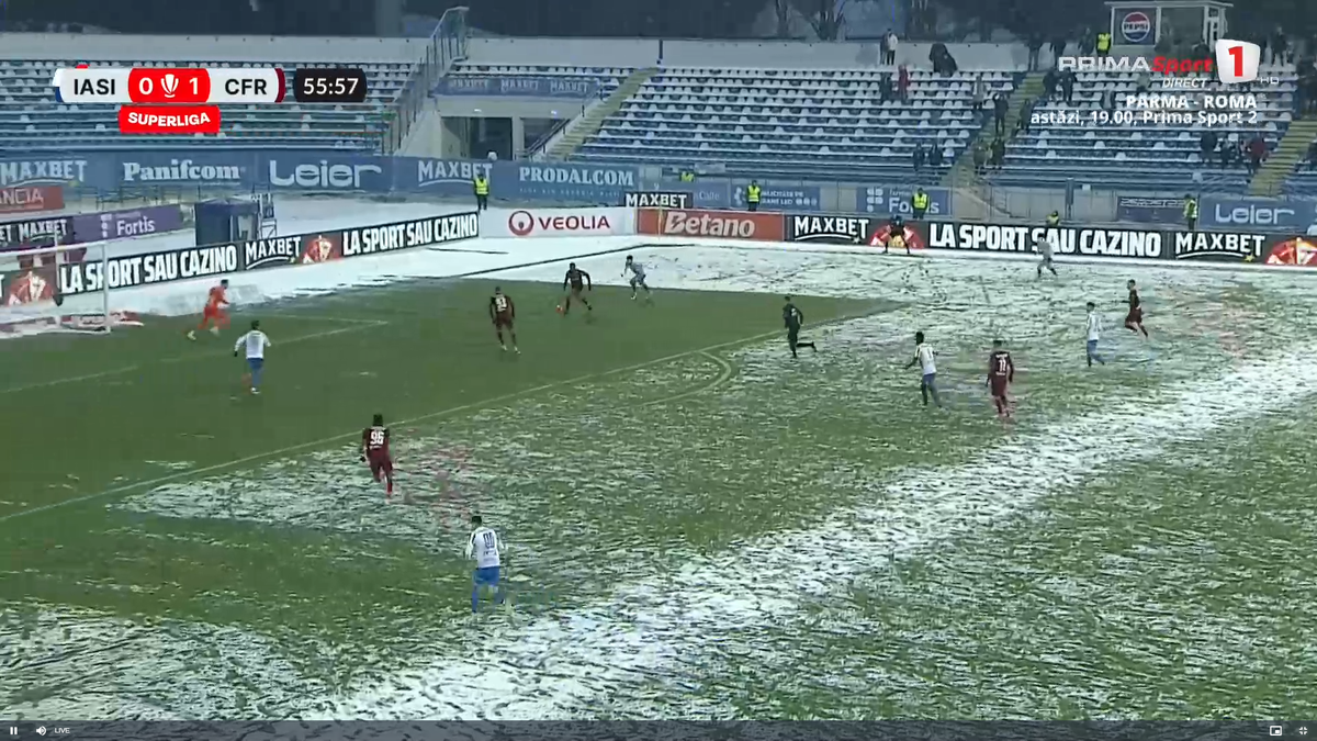 Virgiliu Postolachi, ratare imensă în Poli Iași - CFR Cluj