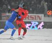 Gele în Gloria Buzău - FCSB, disputat pe ninsoare, foto: Cristi Preda / GSP // 16.02.2025