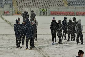 Cel mai aclamat fotbalist de la FCSB în nămeții de la Buzău » Apelul crainicului: „Să îl aplaudăm!”