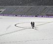 Imagini cu zăpada de la Buzău, înaintea meciului Gloria - FCSB / FOTO: Eduard Apostol (GSP.ro)