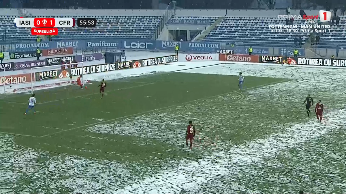 Virgiliu Postolachi, ratare imensă în Poli Iași - CFR Cluj