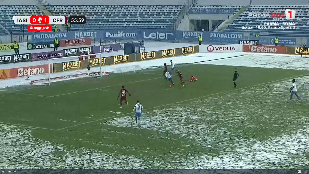 Virgiliu Postolachi, ratare imensă în Poli Iași - CFR Cluj