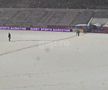 Imagini cu zăpada de la Buzău, înaintea meciului Gloria - FCSB / FOTO: Eduard Apostol (GSP.ro)